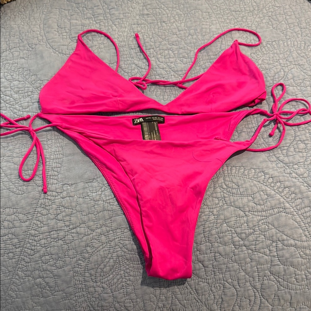 Zara Women's Vibrant Pink Bikini